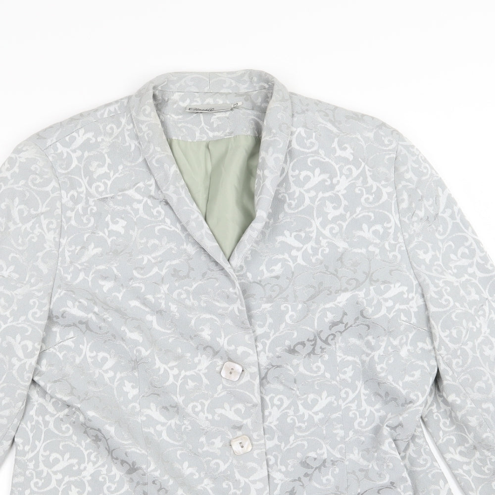 Classic Womens Silver   Jacket  Size 20