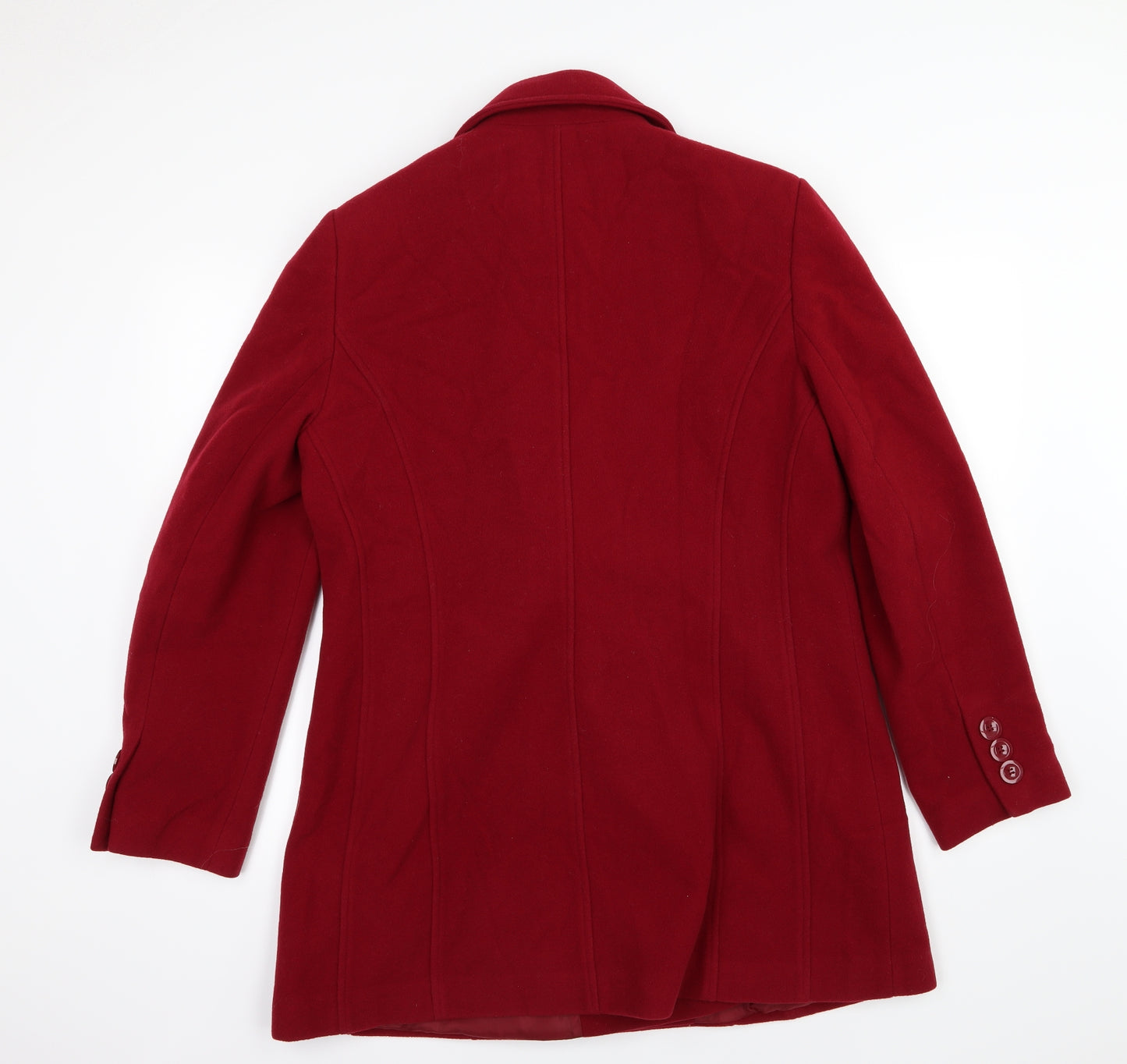 Autonomy Womens Red   Overcoat Coat Size 16