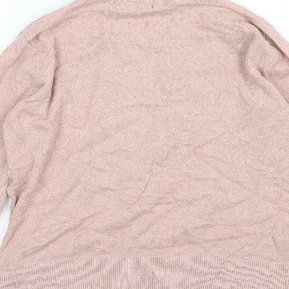 Primark Womens Pink  Knit Pullover Jumper Size 14