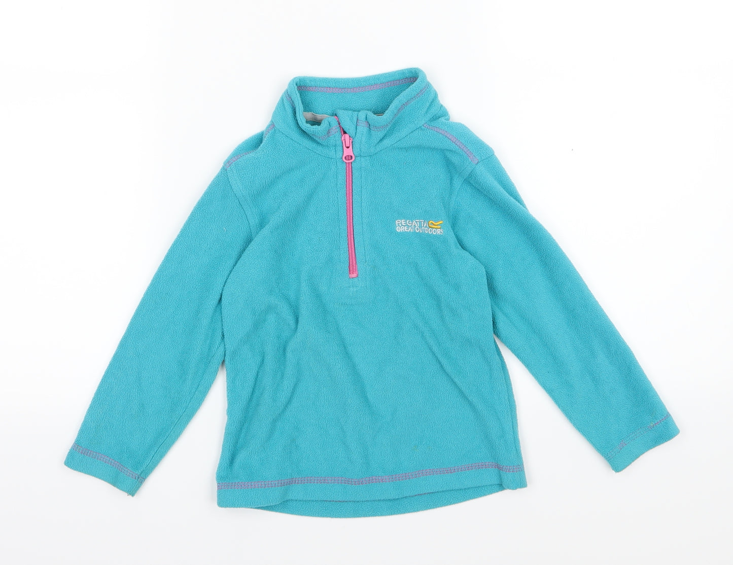 Regatta Girls Blue  Fleece Jacket  Size 3-4 Years