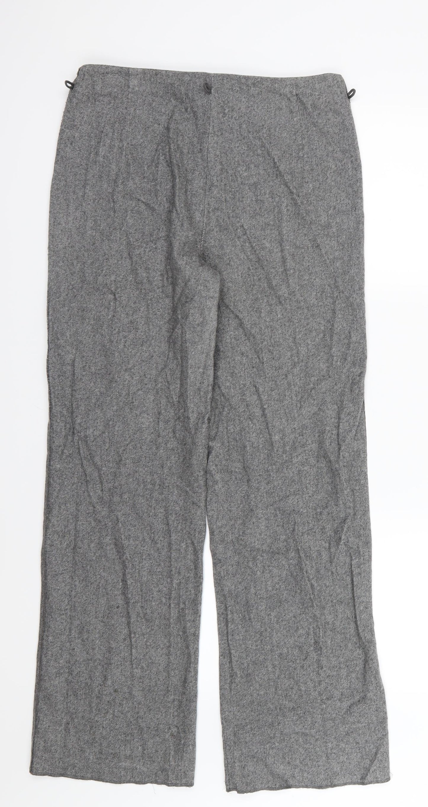 Marks and Spencer Womens Grey   Trousers  Size 14 L30 in