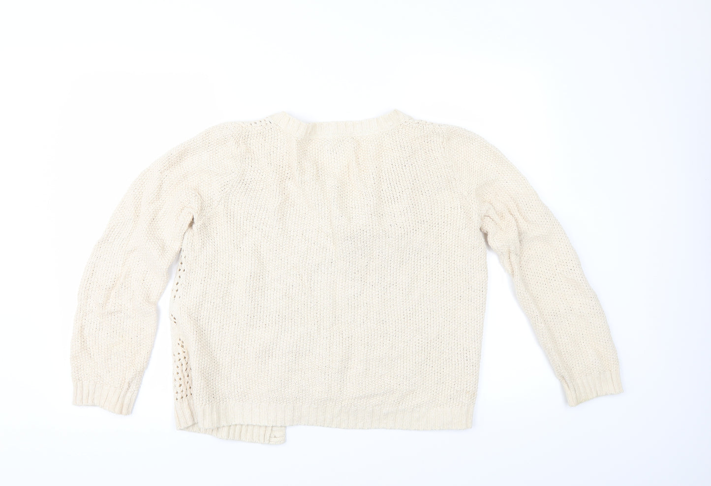 Fat Face Womens Beige   Cardigan Jumper Size 14