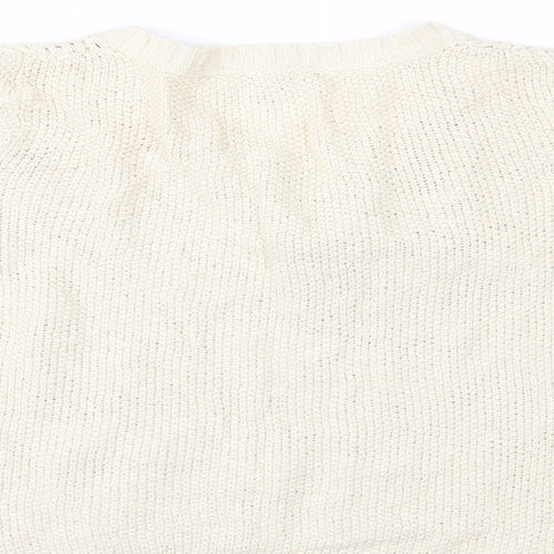 Fat Face Womens Beige   Cardigan Jumper Size 14