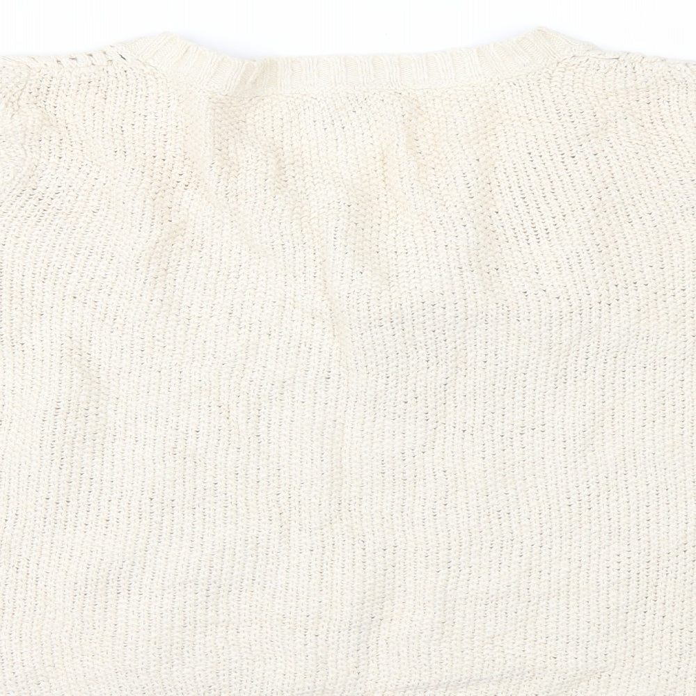 Fat Face Womens Beige   Cardigan Jumper Size 14