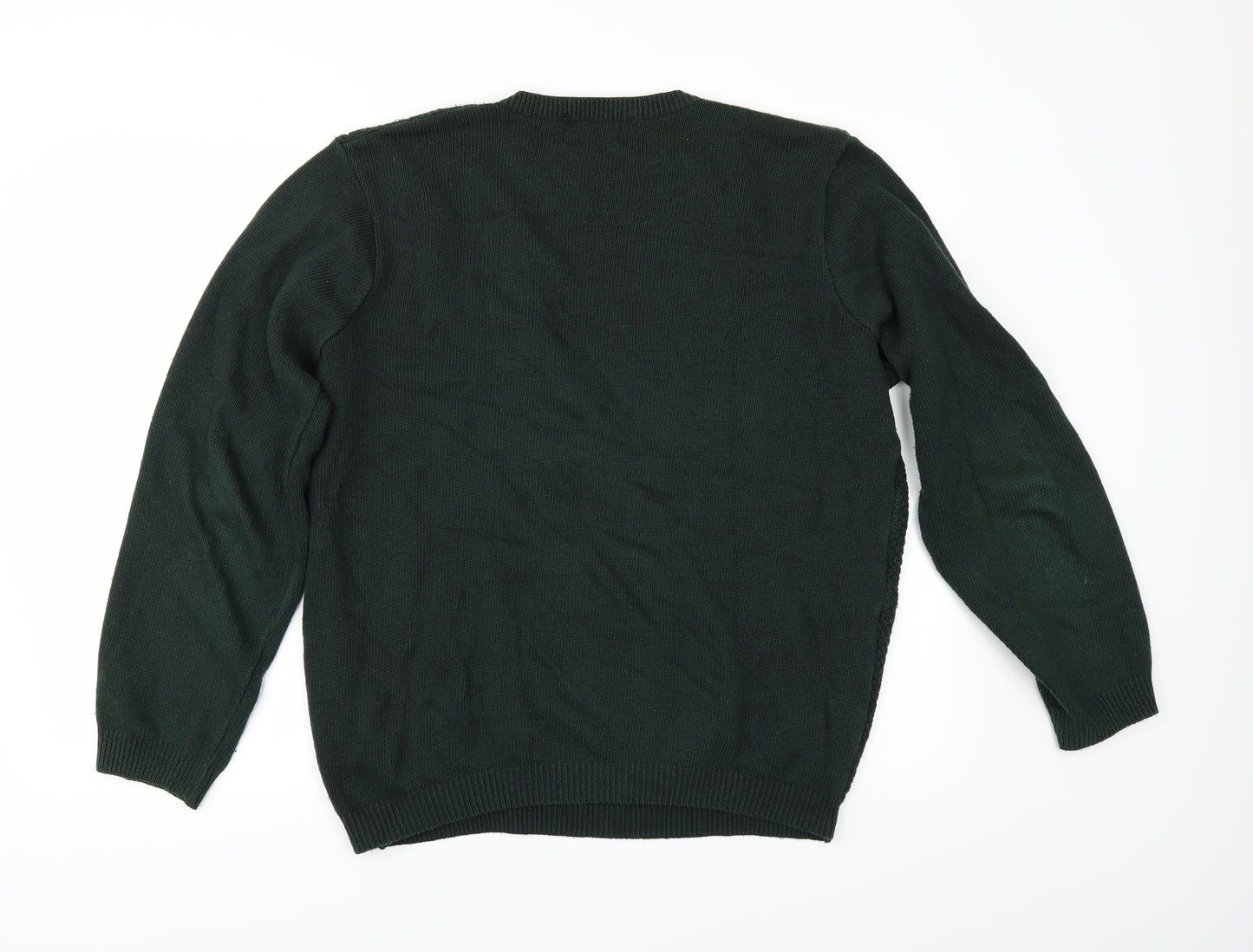 Topman Mens Green   Pullover Jumper Size S