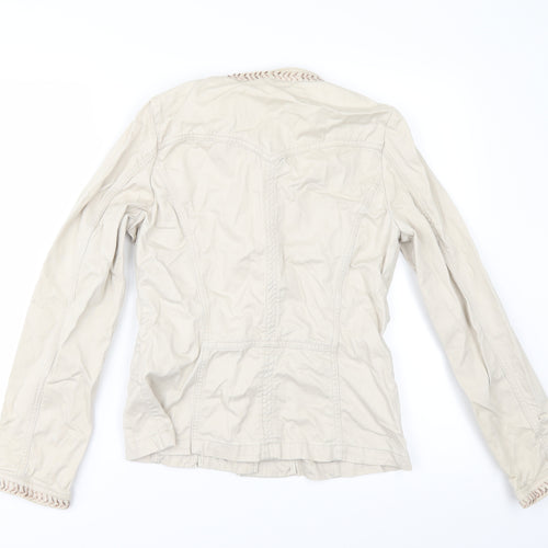 Papaya Womens Beige   Jacket  Size 14
