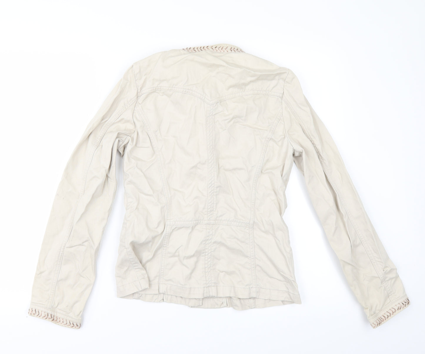 Papaya Womens Beige   Jacket  Size 14