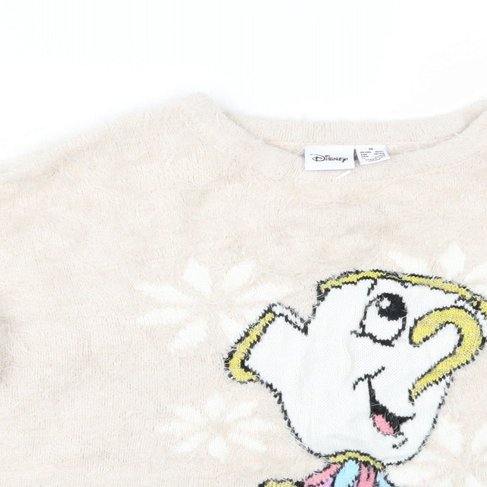 Primark Womens Beige   Pullover Jumper Size M  - Disney