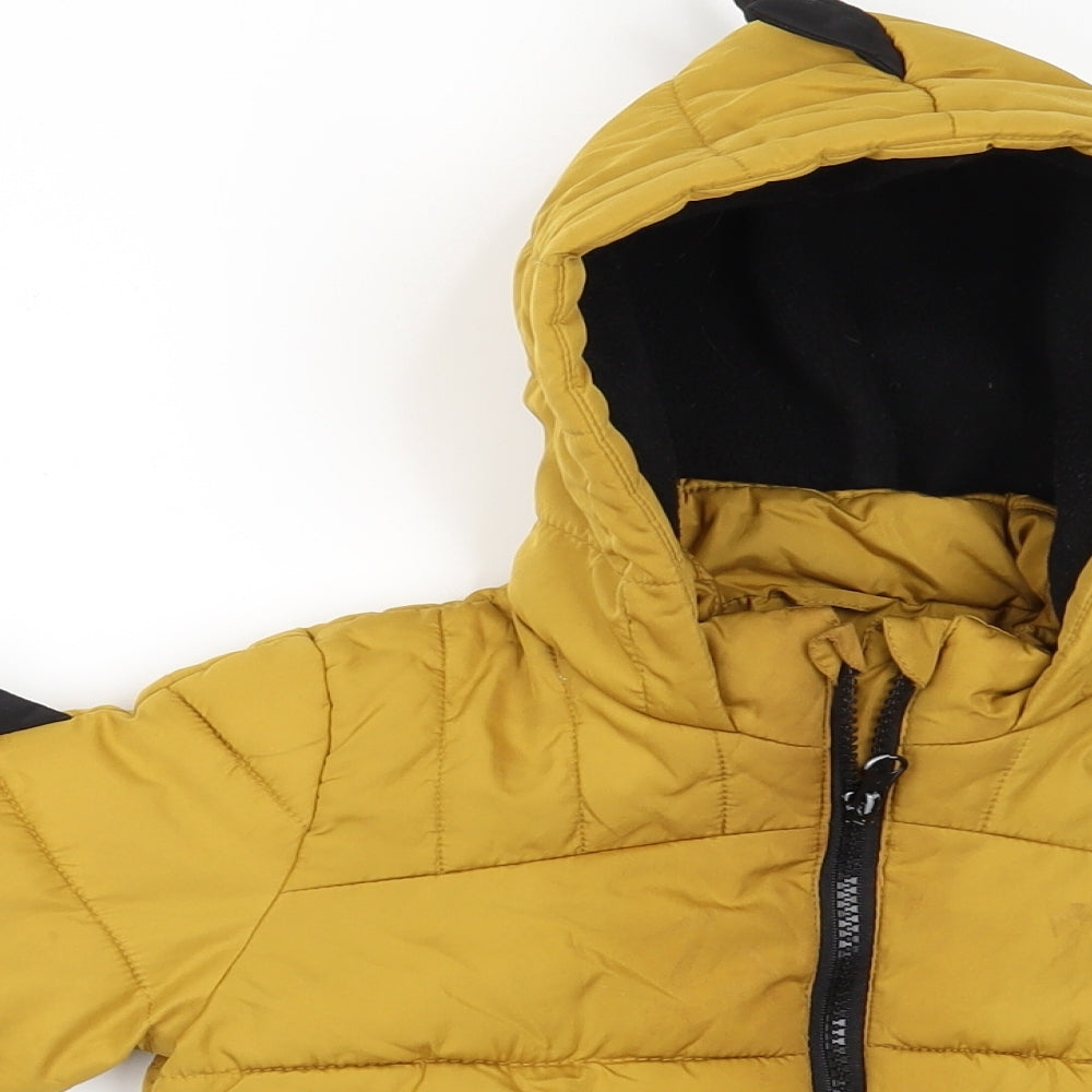 George Boys Yellow   Gilet Jacket Size 18-24 Months
