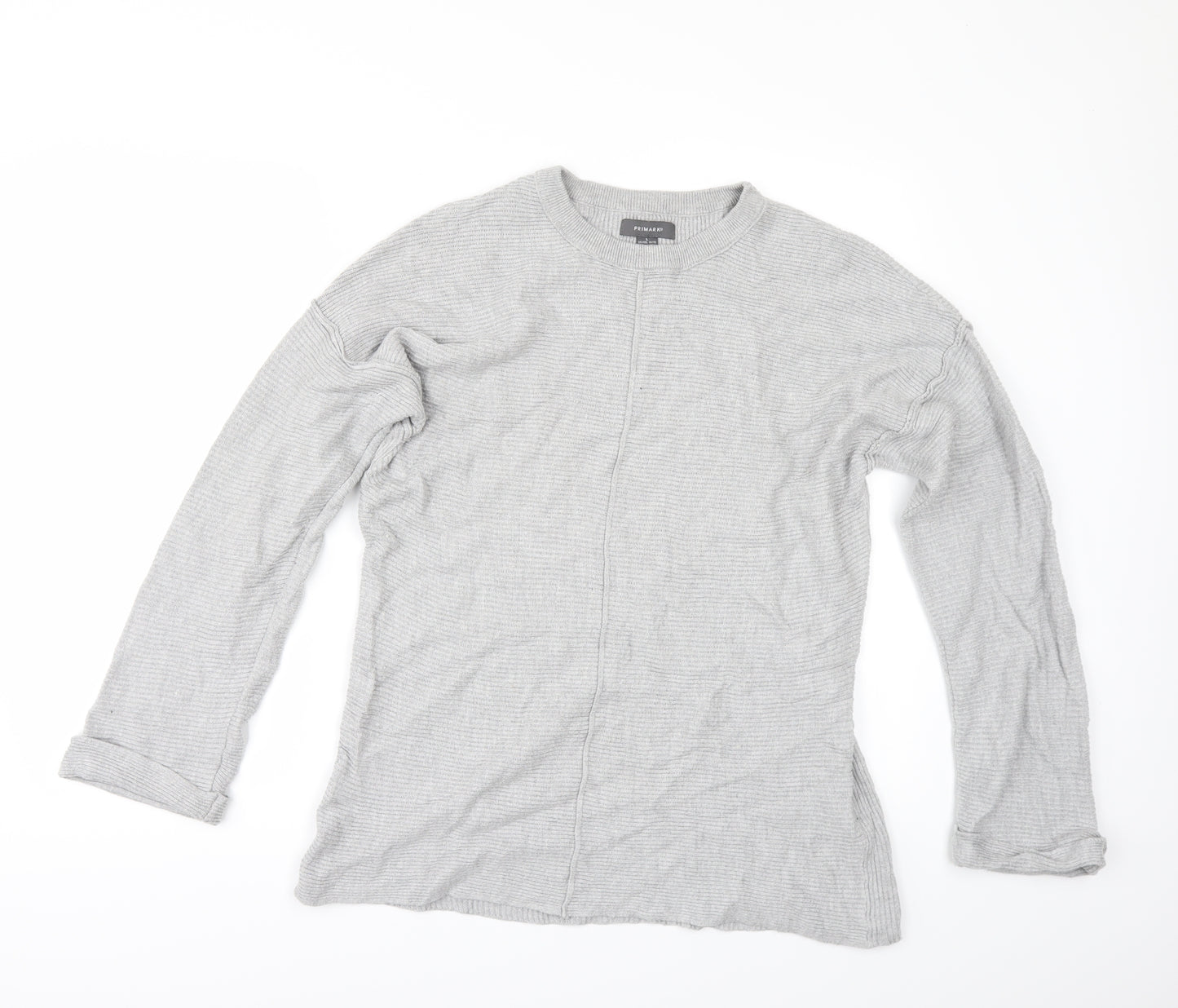 Primark Womens Grey   Pullover Jumper Size L