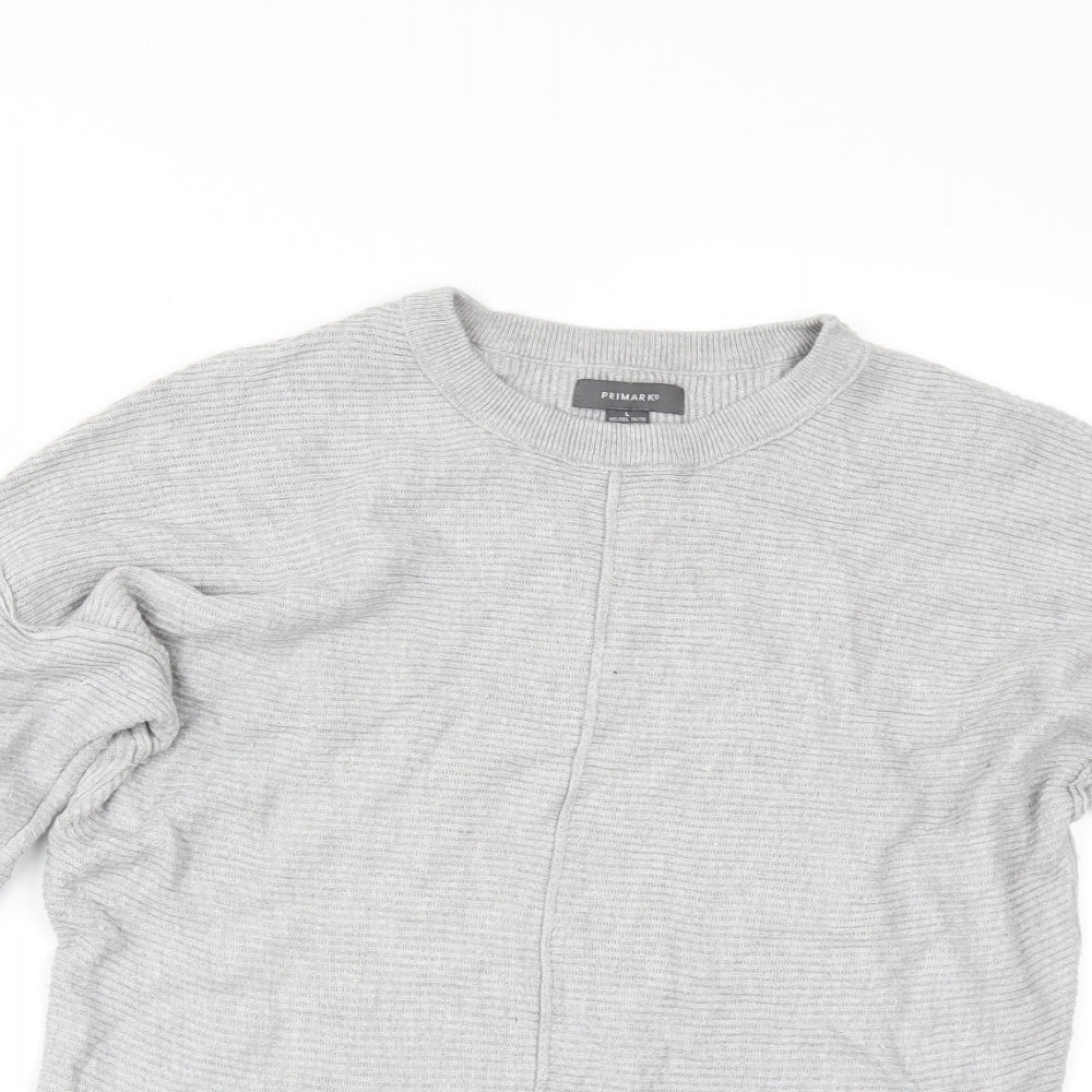Primark Womens Grey   Pullover Jumper Size L