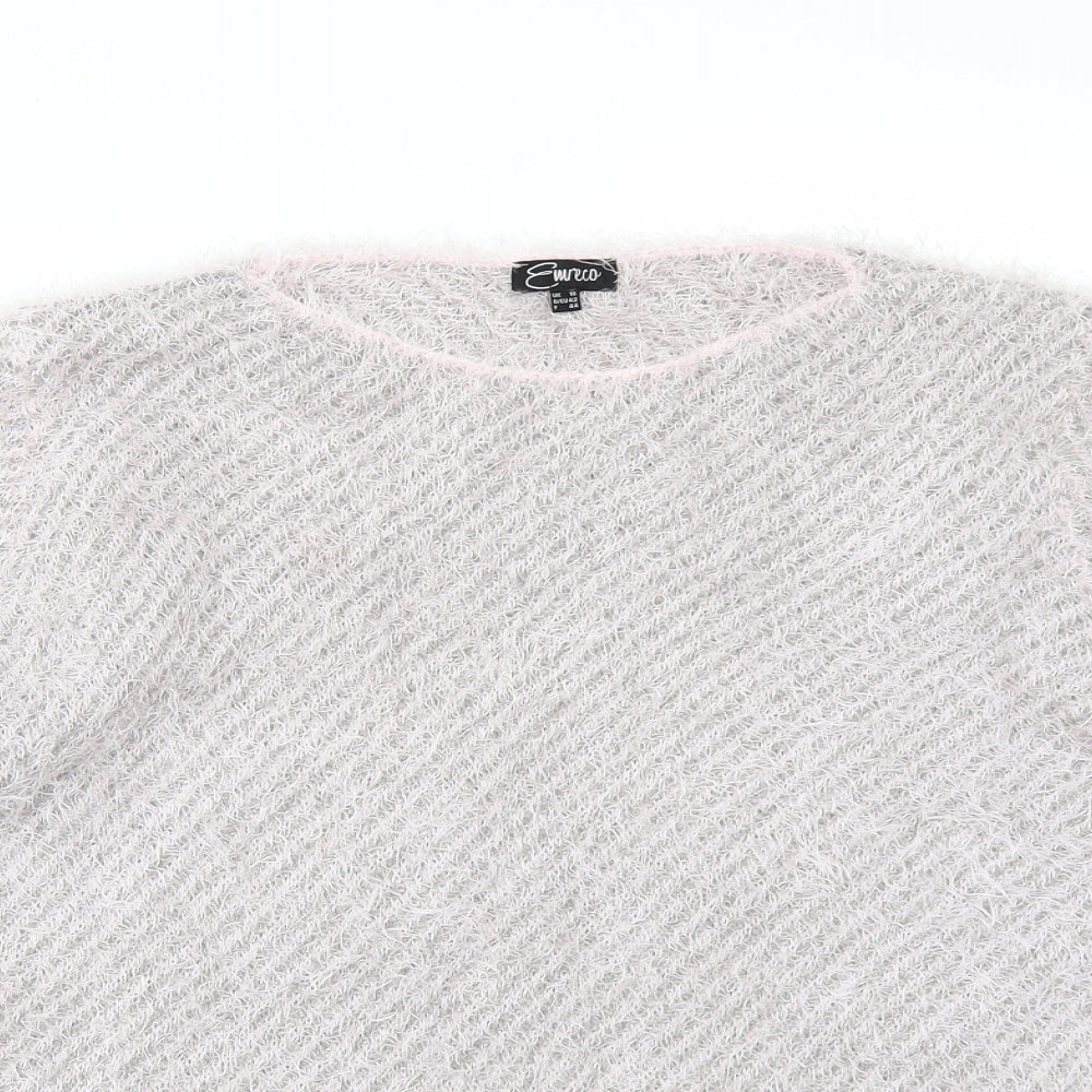 Emreco Womens Pink   Pullover Jumper Size 16