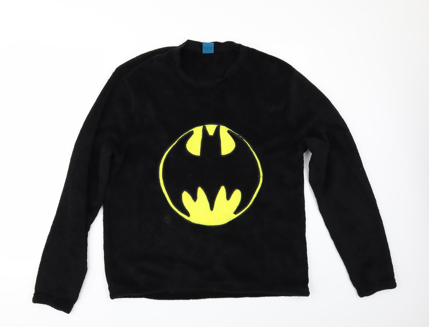 Batman Mens Black  Fleece  Pyjama Set Size L  - BATMAN