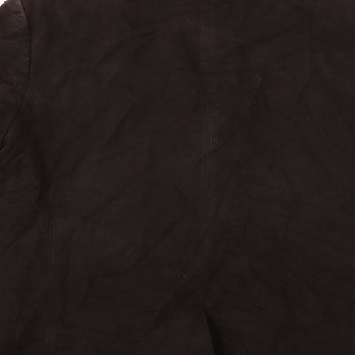TU Mens Brown   3 Piece Suit Size 44  - Suede Effect