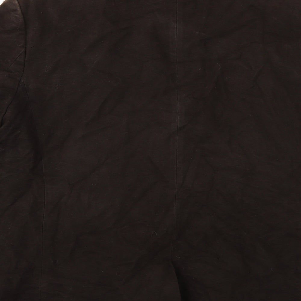 TU Mens Brown   3 Piece Suit Size 44  - Suede Effect
