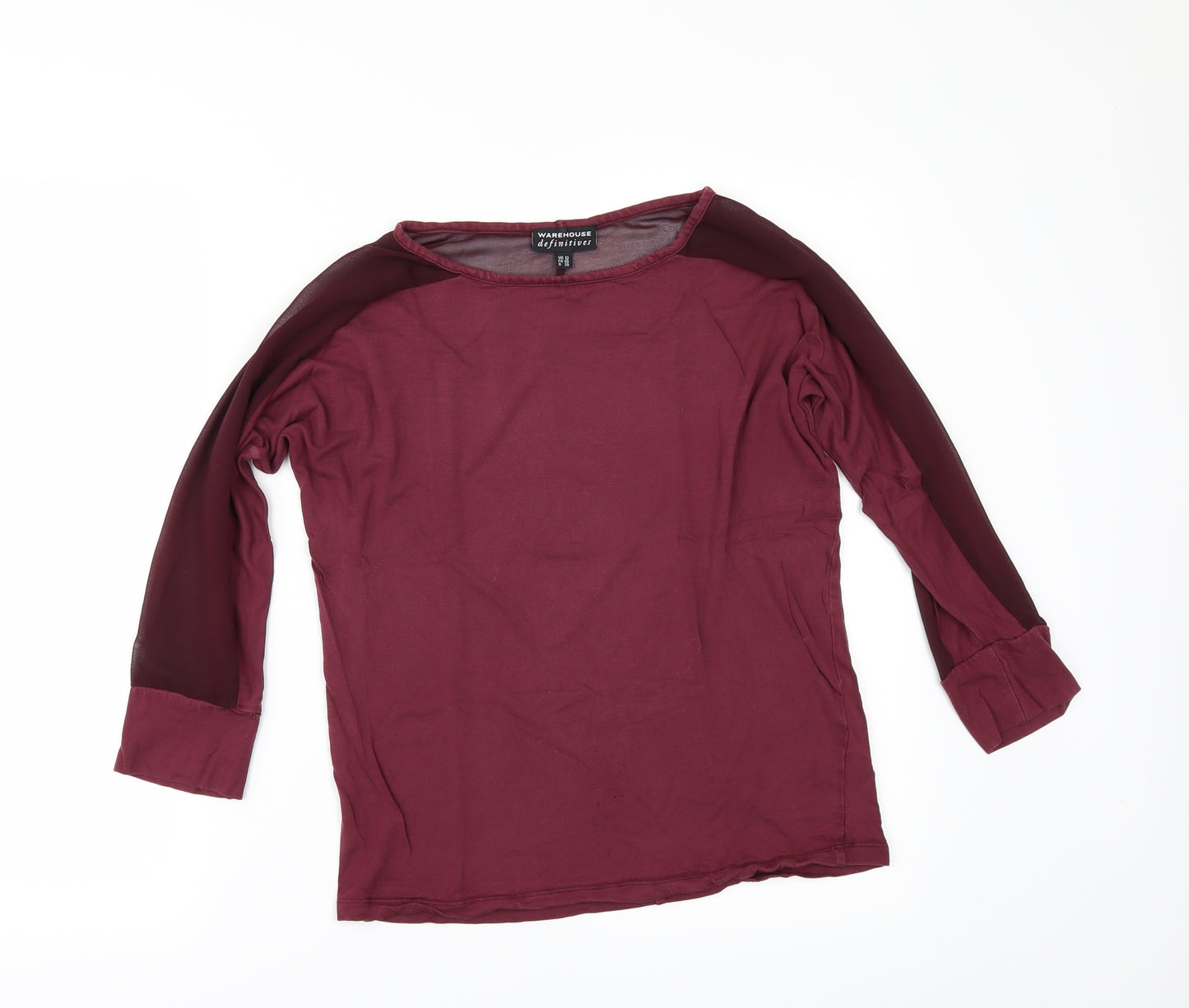 Warehouse Womens Red   Basic Polo Size 12