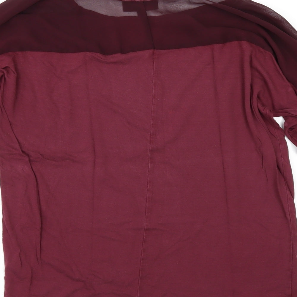 Warehouse Womens Red   Basic Polo Size 12