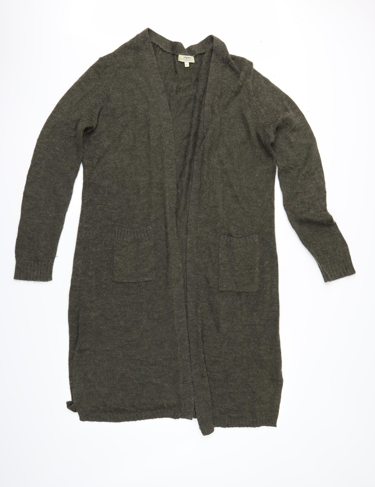 Papaya Womens Green   Cardigan Jumper Size L