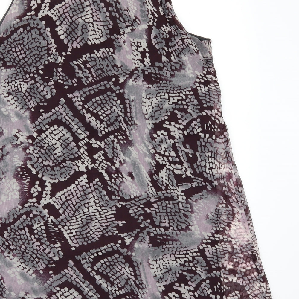 NEXT Womens Purple Geometric  Camisole Blouse Size 12