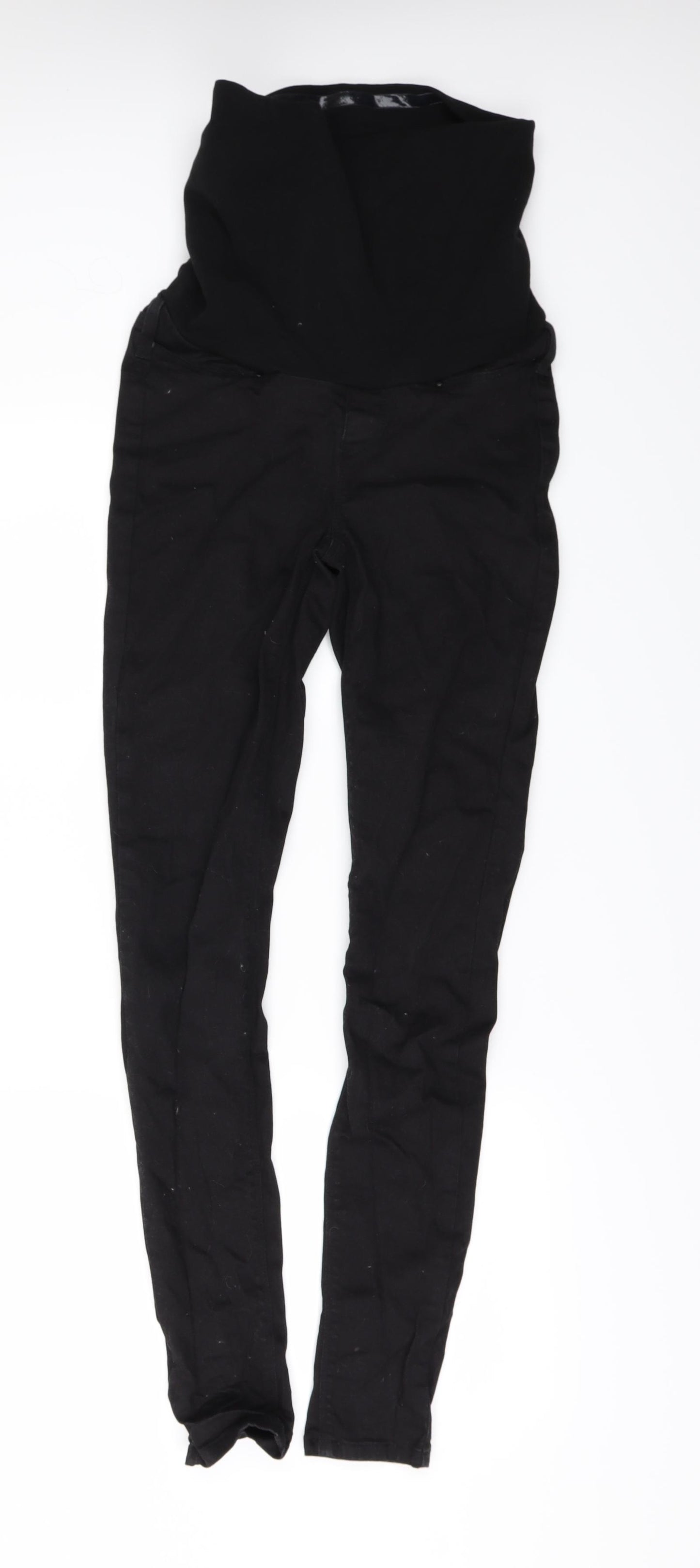 Seraphine Womens Black  Denim Skinny Jeans Size 10 L30 in - Maternity