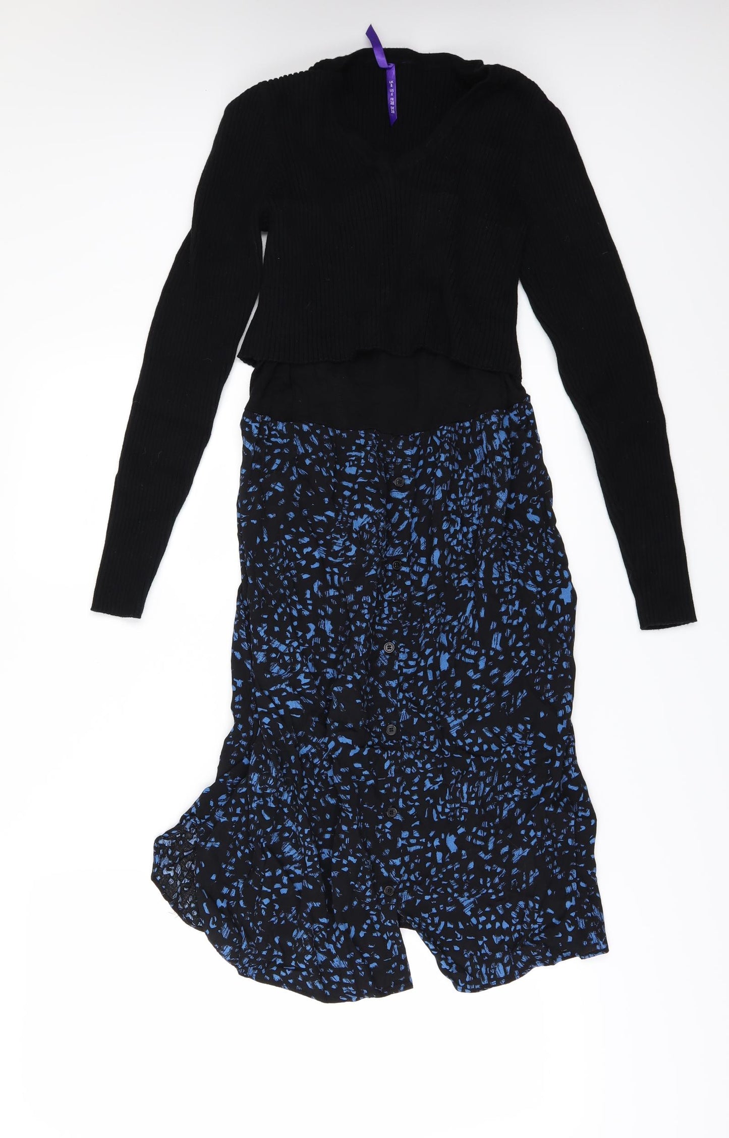 Seraphine Womens Black   A-Line  Size 8