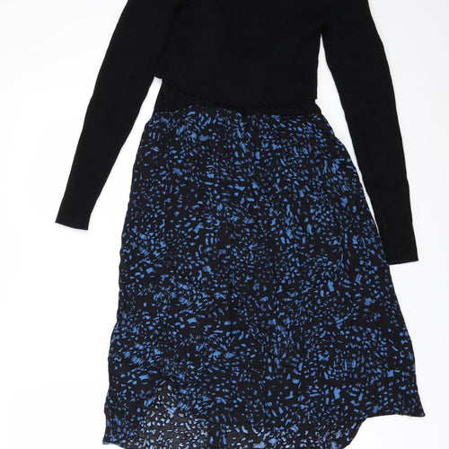 Seraphine Womens Black   A-Line  Size 8