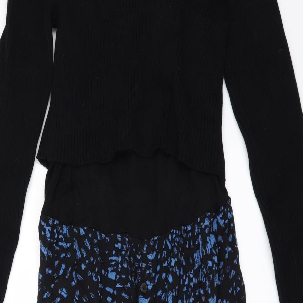 Seraphine Womens Black   A-Line  Size 8