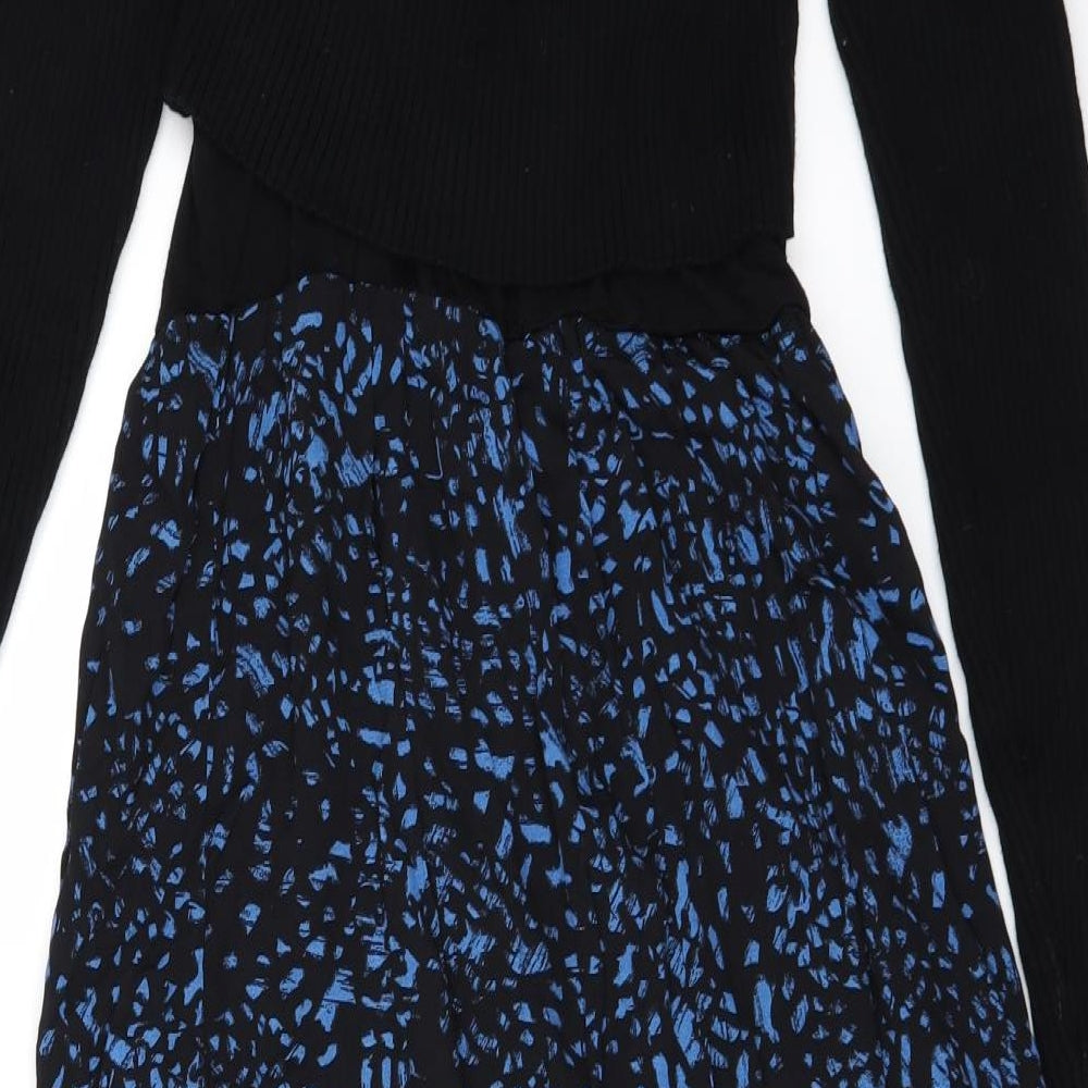 Seraphine Womens Black   A-Line  Size 8
