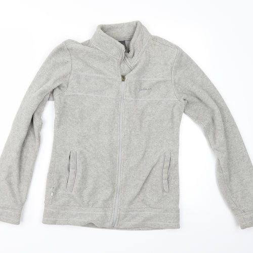 LA Gear Womens Grey  Fleece Jacket  Size 8