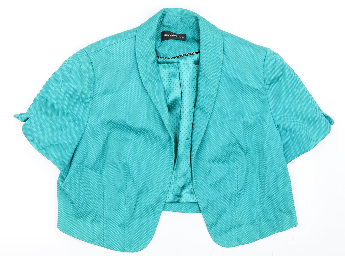 Marks and Spencer Womens Blue   Jacket Blazer Size 18