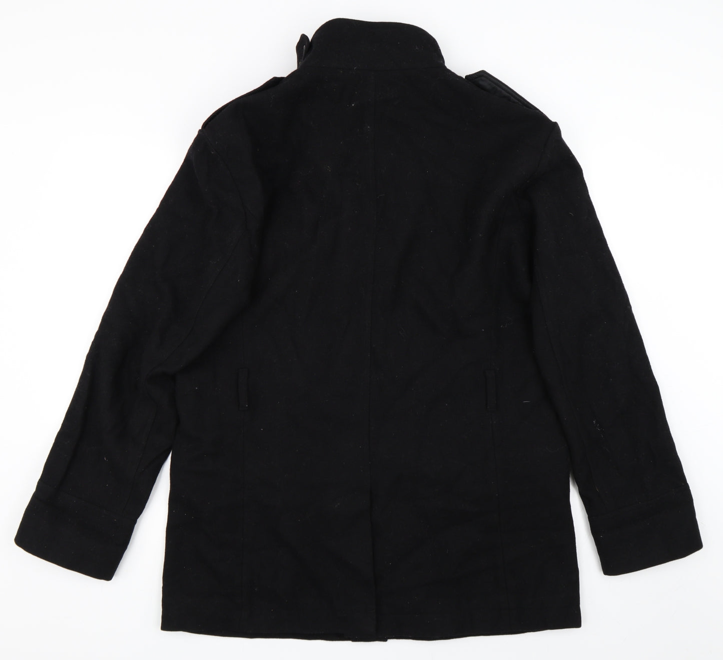 Burton Mens Black   Military Jacket Coat Size L