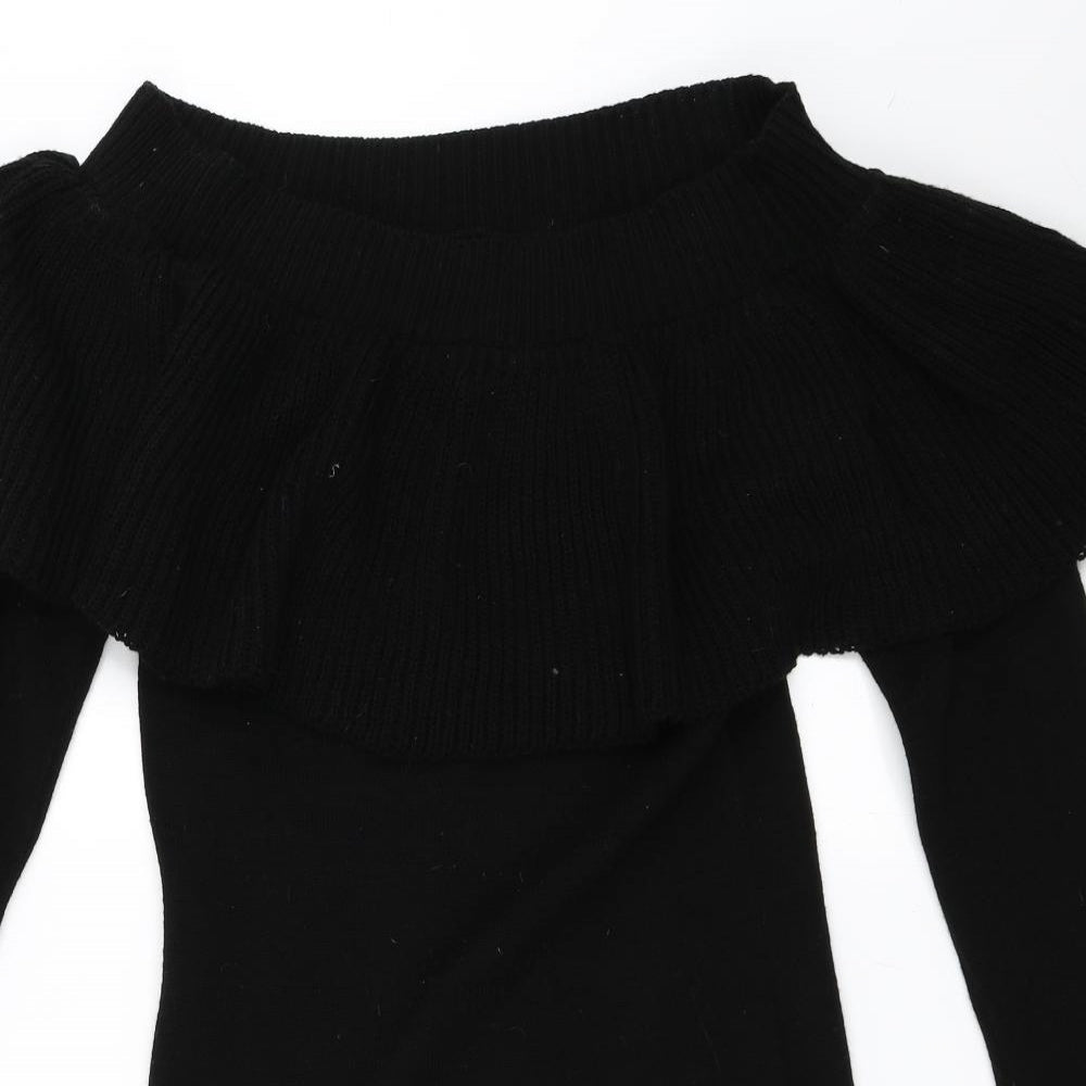 Quiz Womens Black   Jumper Dress  Size S