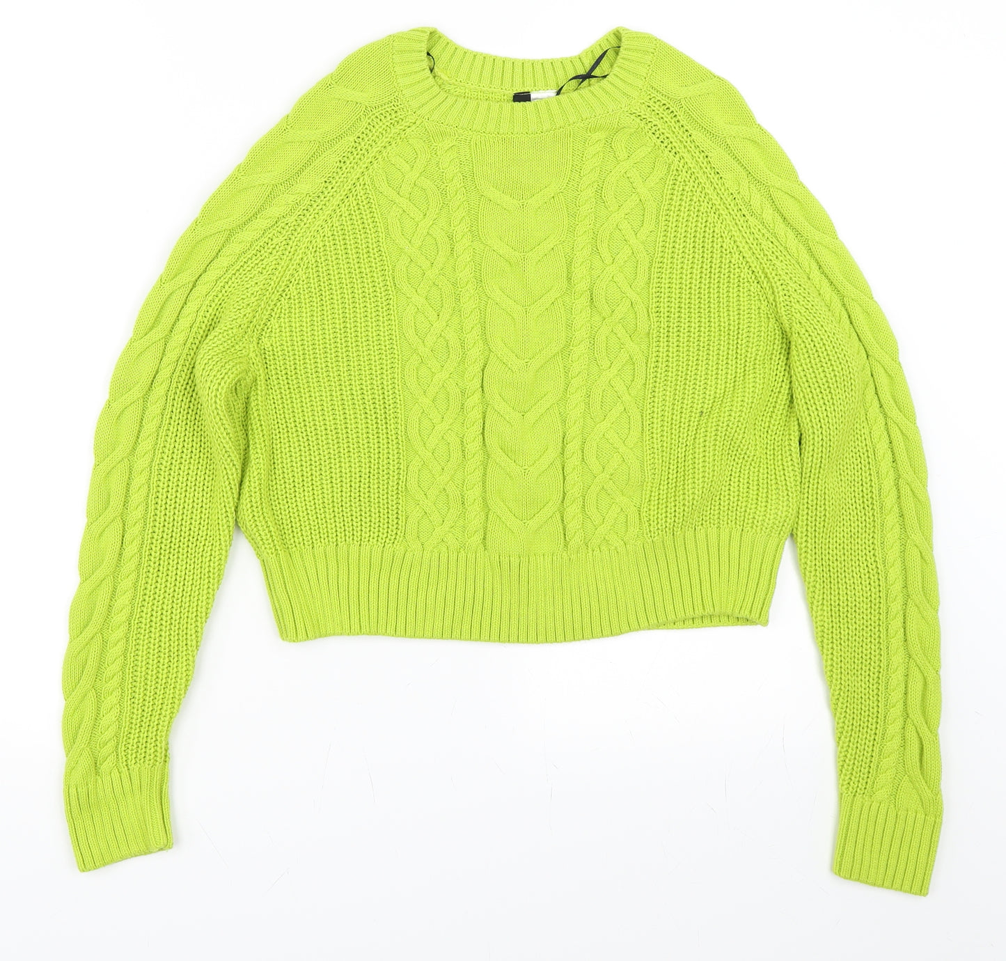 H&M Womens Green   Pullover Jumper Size S