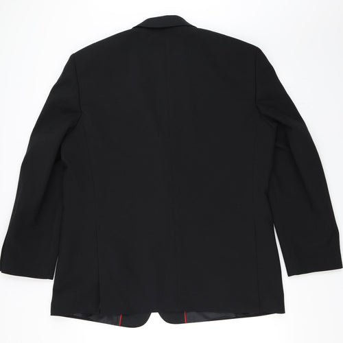 1860 Menswear Mens Black   Jacket Blazer Size 46