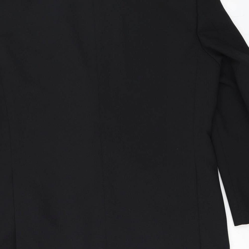 1860 Menswear Mens Black   Jacket Blazer Size 46