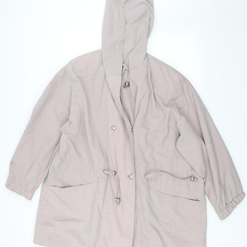 Telemac Womens Pink   Parka Coat Size 14