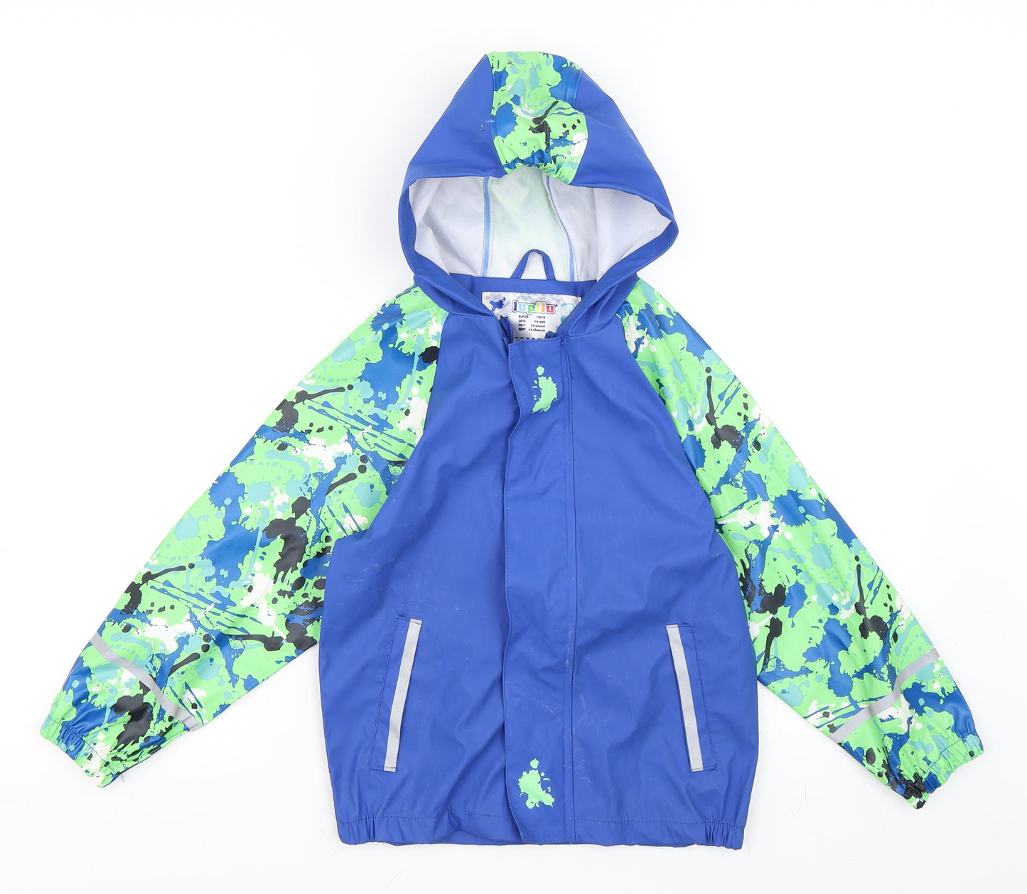 Lupilu Boys Blue   Rain Coat Coat Size 4-5 Years