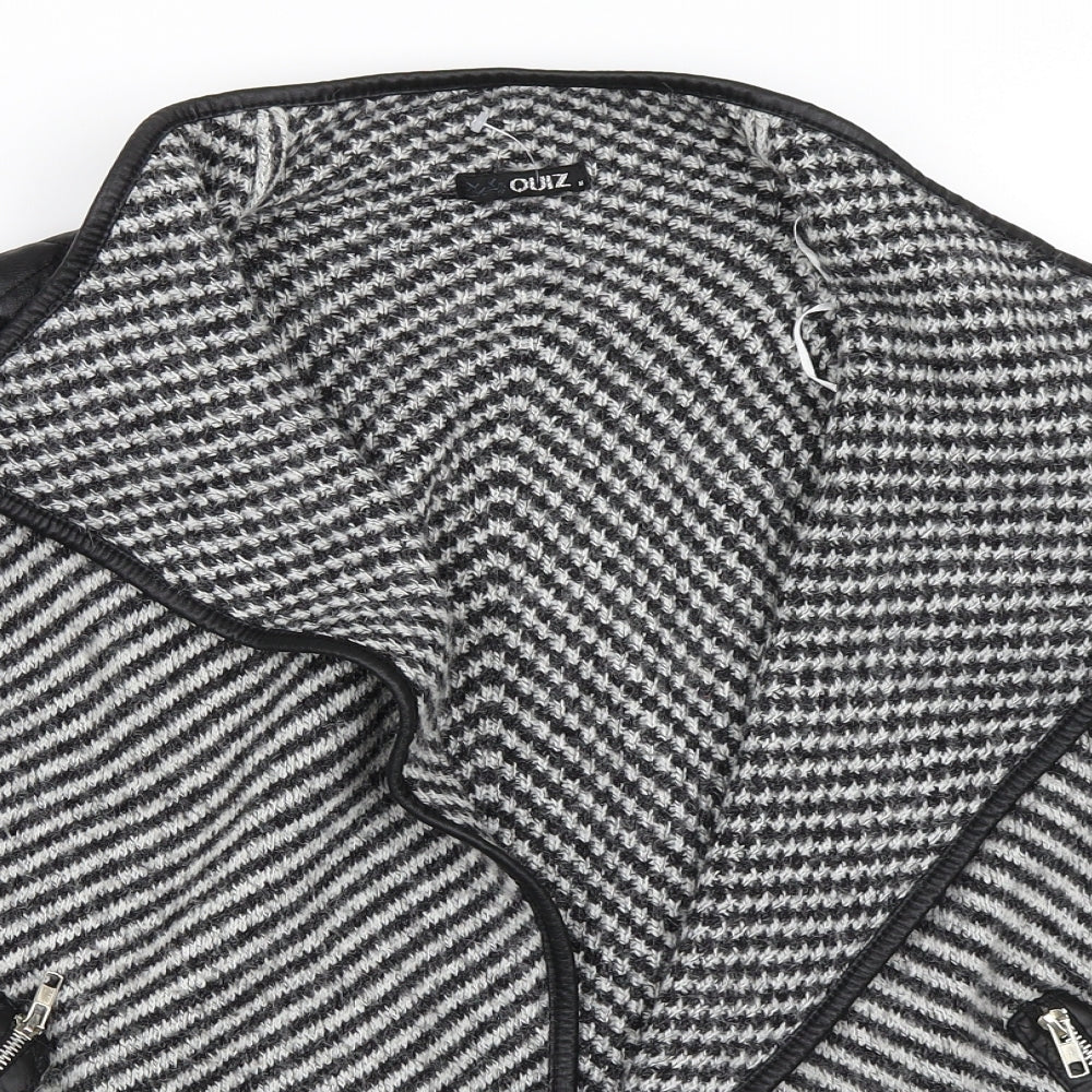 Quiz Womens Grey   Cardigan Jumper Size M