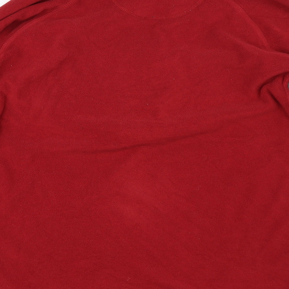 Mountain Warehouse Mens Red   Henley Sweatshirt Size L