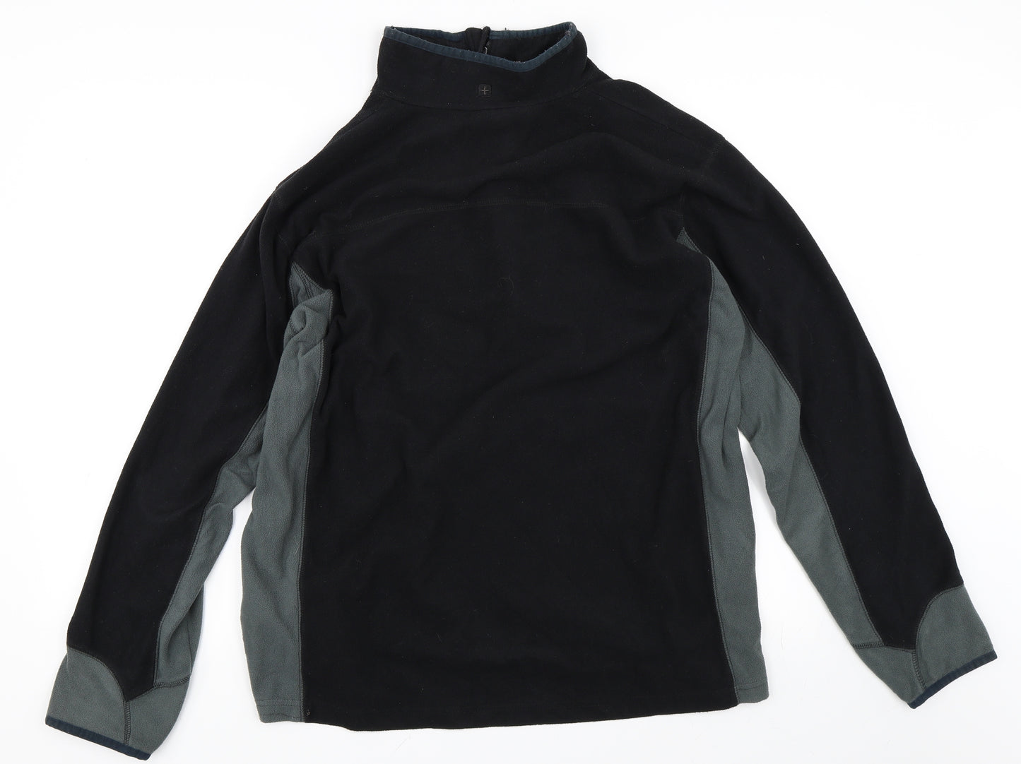 Mountain Warehouse Mens Black   Henley Sweatshirt Size L
