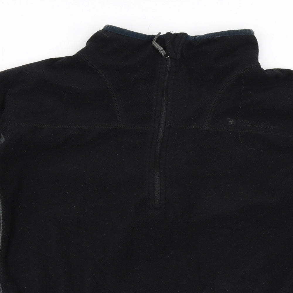 Mountain Warehouse Mens Black   Henley Sweatshirt Size L
