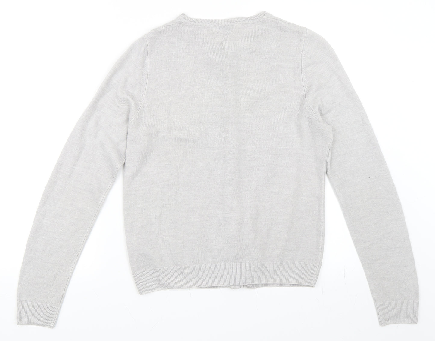 Marks and Spencer Womens Grey   Cardigan Jumper Size 10