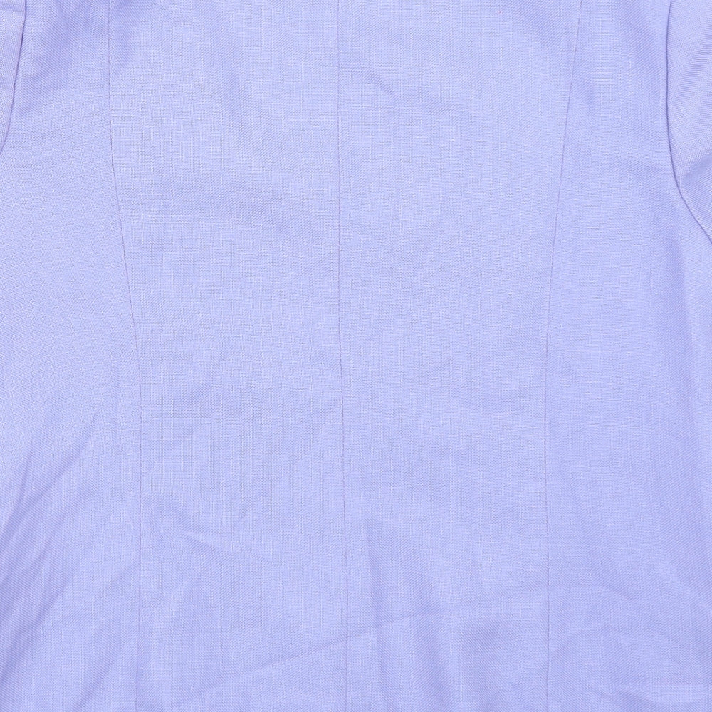 Paul Berman Womens Purple   Jacket Blazer Size 14