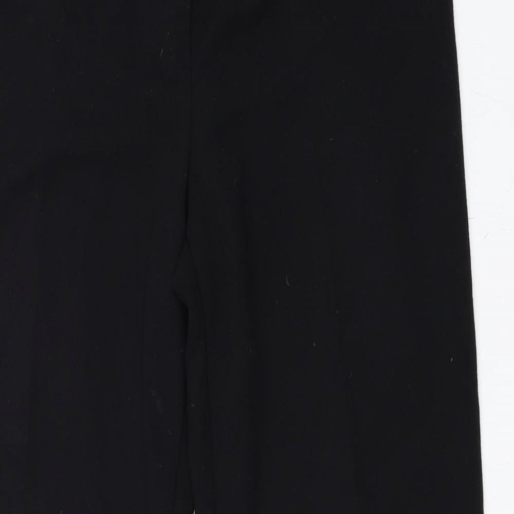 Marks and Spencer Womens Black   Trousers  Size 12 L29.5 in