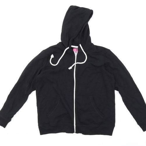 Adore Womens Black   Full Zip Hoodie Size S