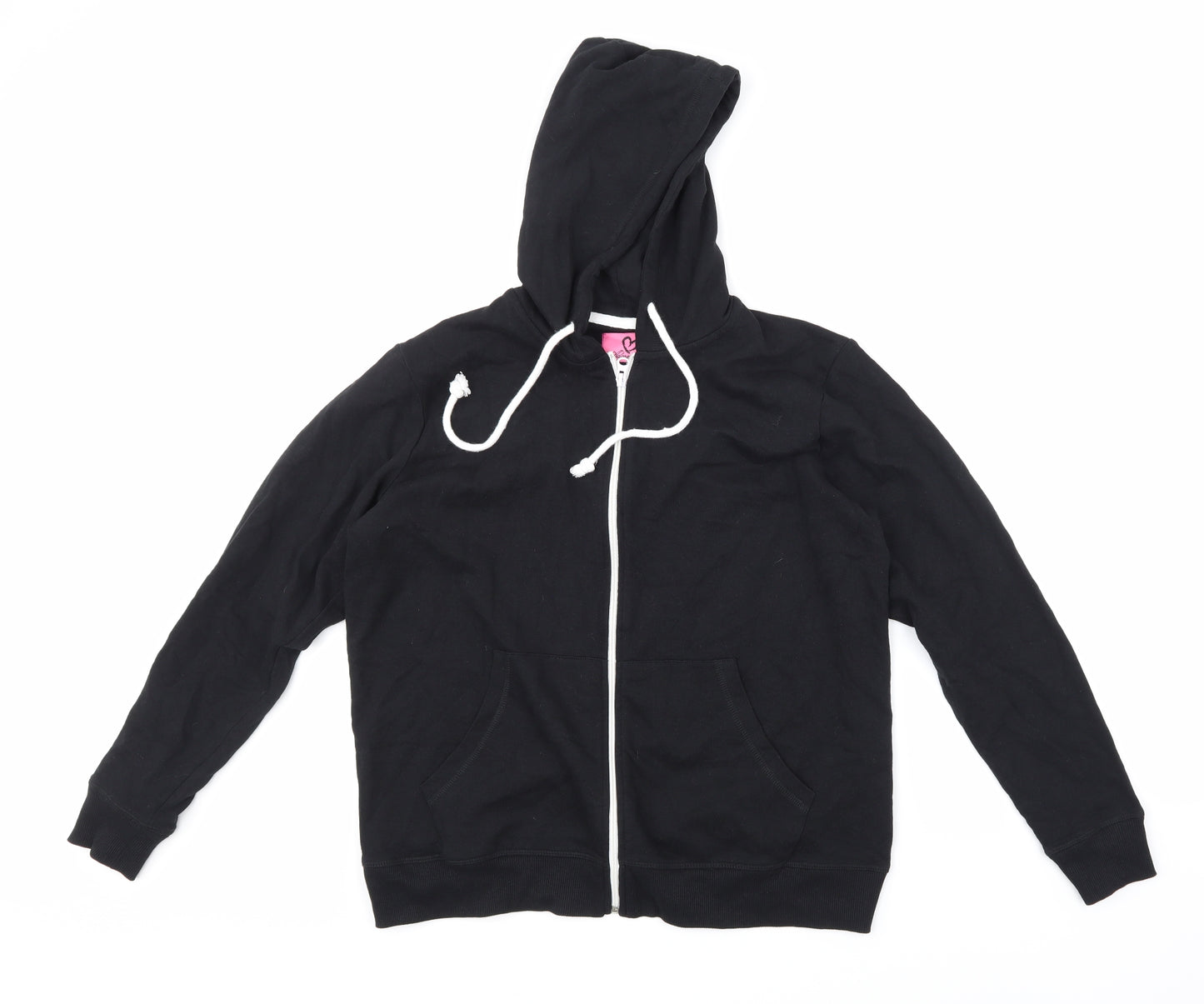 Adore Womens Black   Full Zip Hoodie Size S