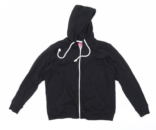 Adore Womens Black   Full Zip Hoodie Size S