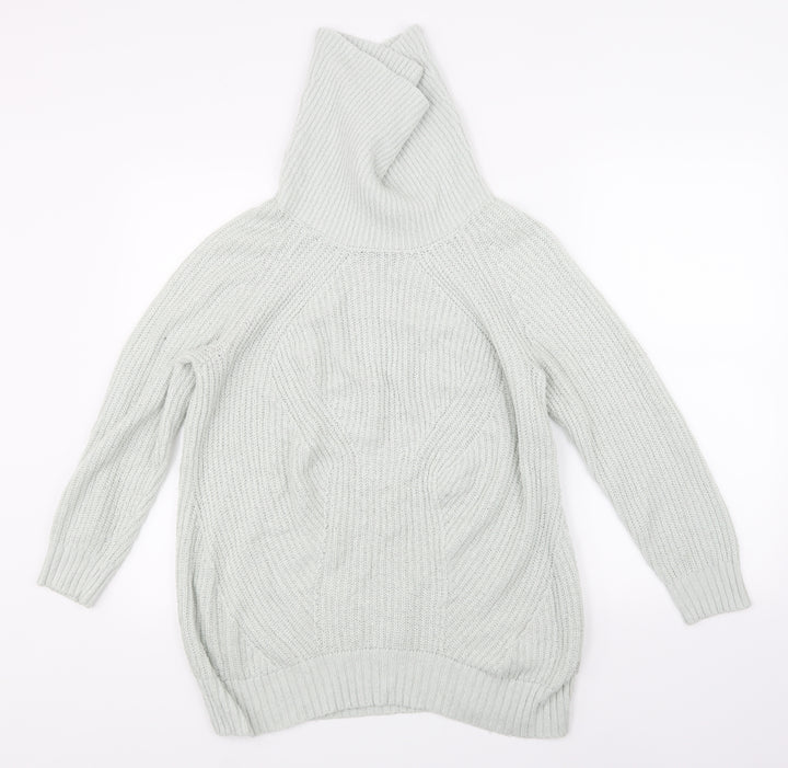 Wallis Womens Grey Knit Pullover Jumper Size S