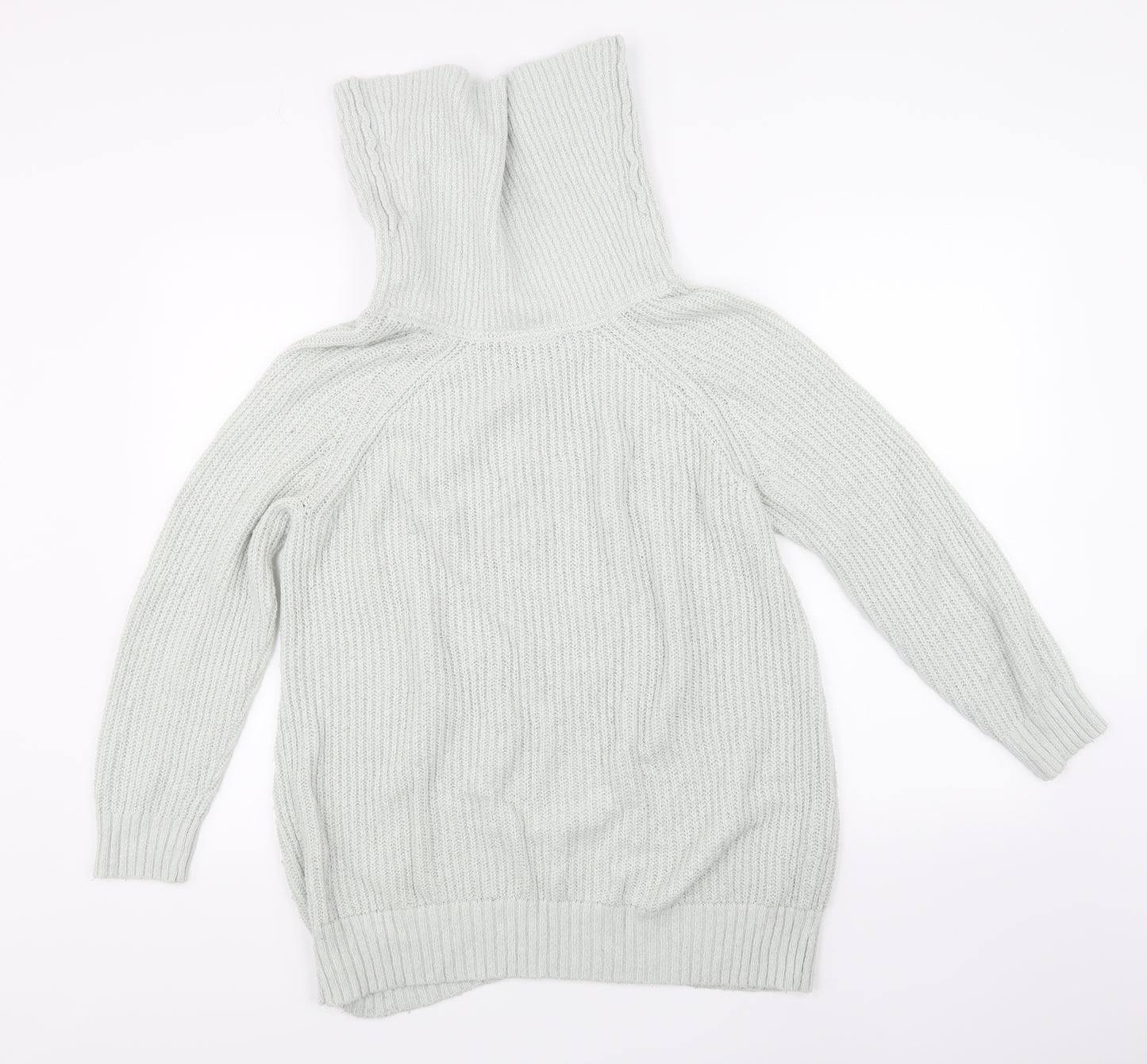 Wallis Womens Grey  Knit Pullover Jumper Size S