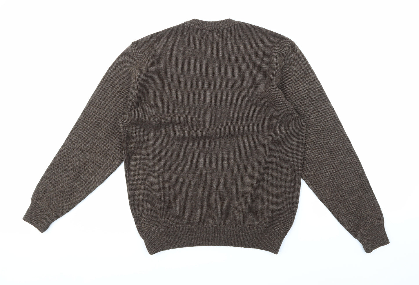 Marks and Spencer Mens Brown  Knit Pullover Jumper Size M